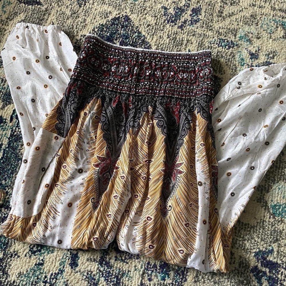 Bohemian Multicolor‎ beach pants small